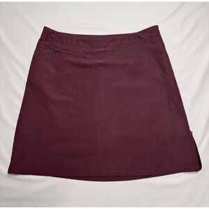 Patagonia Women's‎ Duway Mini Skort Burgundy Red Athleisure Gorpcore Size 2